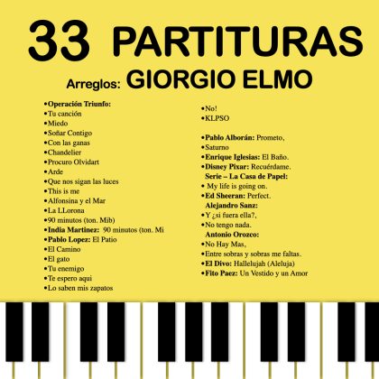 Libro 33 Partituras Colleción completa Arr: Giorgio Elmo - 80% OFF. OFERTA LIMITADA!